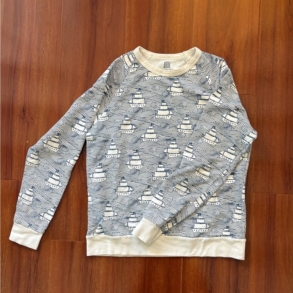 Winter Water Factory WWF M Adult Unisex crew sweater sweatshirt Pirate High Seas